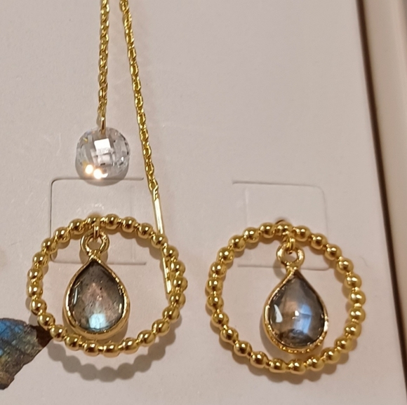 5 PAIRS OF INTERCHANGEABLE EARRINGS BY LUNA NORTE - Picture 8 of 12